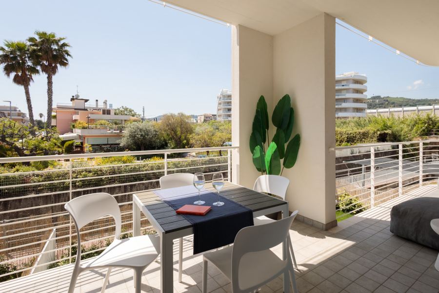 Terrazza arredata