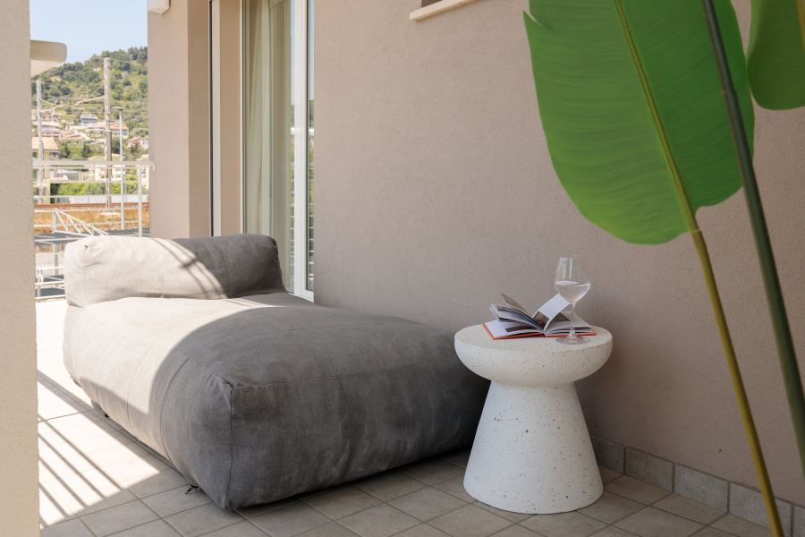 Dormeuse in terrazza